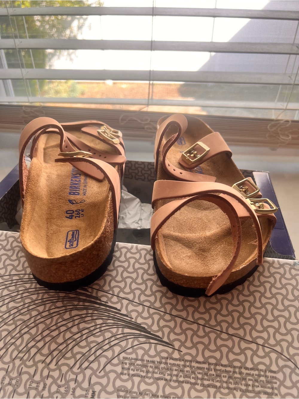 BNWT Birkenstock Franca Sandal Soft Bed- Blush - Picture 4 of 5